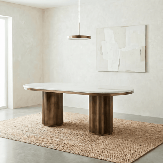 Furniture  -  Luca 2.4m Dining Table - Bronze  -  60485558