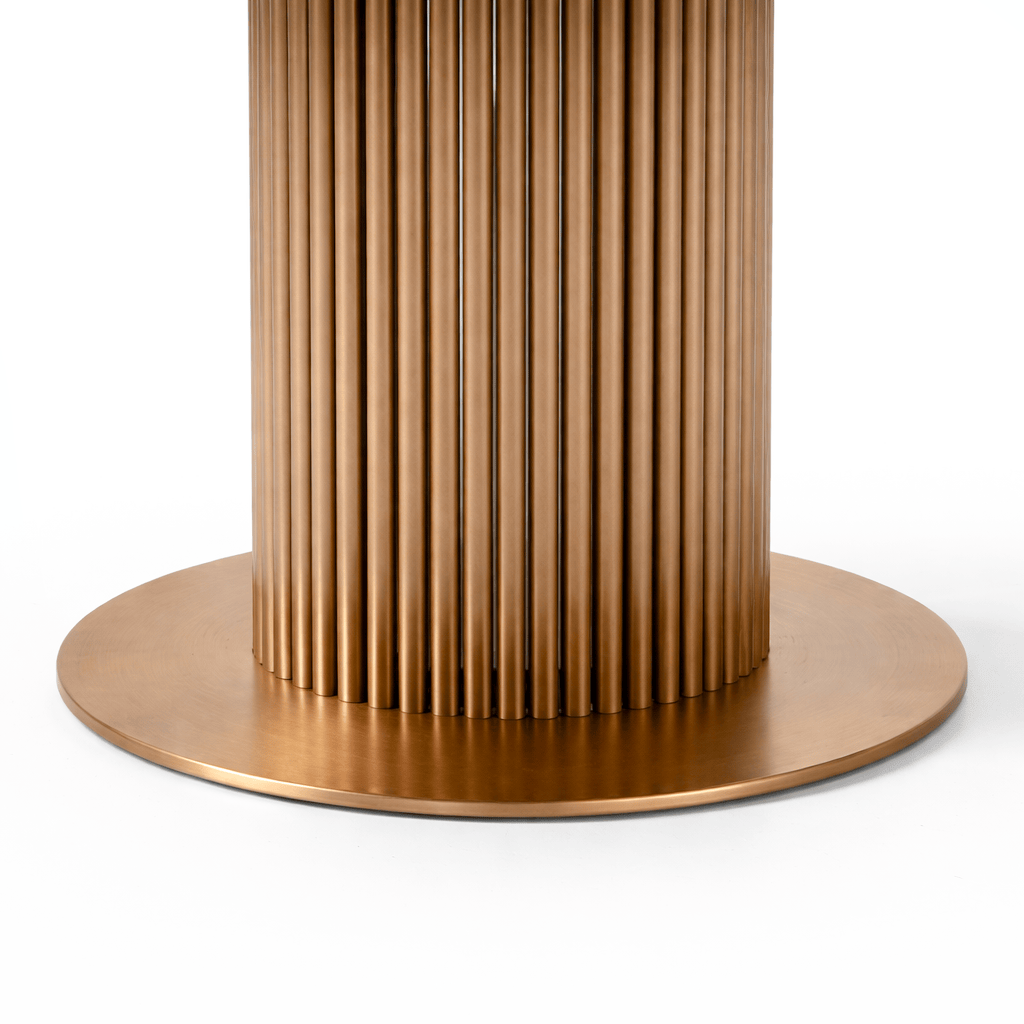 Furniture  -  Luca Round Dining Table - Bronze  -  60485560