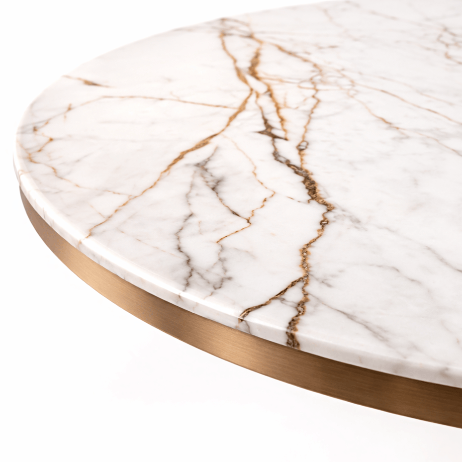 Furniture  -  Luca Round Dining Table - Bronze  -  60485560