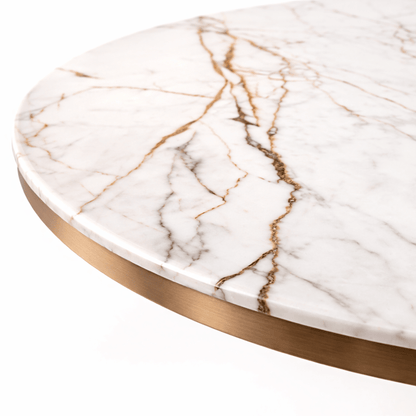 Furniture  -  Luca Round Dining Table - Bronze  -  60485560