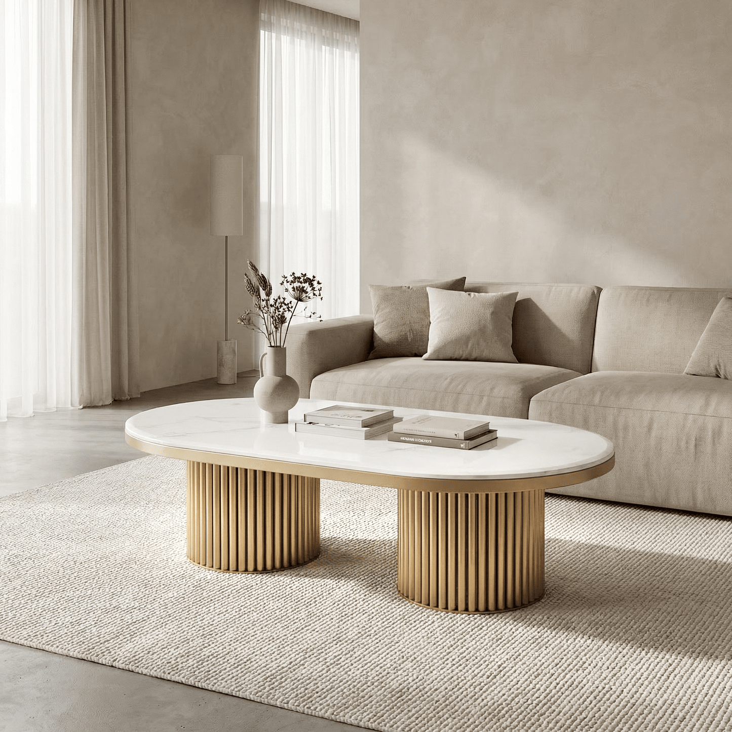 Furniture  -  Luca Coffee Table - Gold  -  60485561