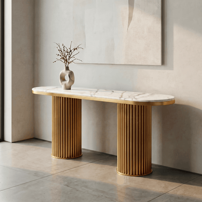 Furniture  -  Luca Console Table - Gold  -  60485563