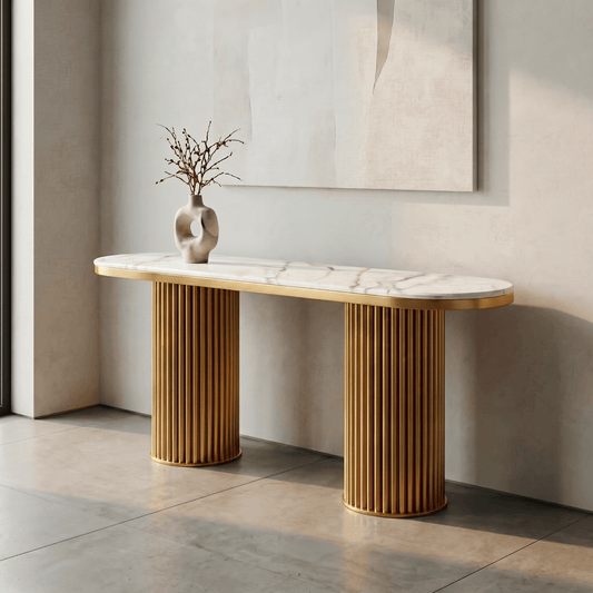 Furniture  -  Luca Console Table - Gold  -  60485563