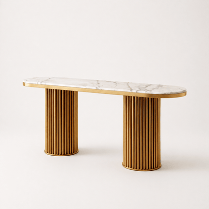 Furniture  -  Luca Console Table - Gold  -  60485563
