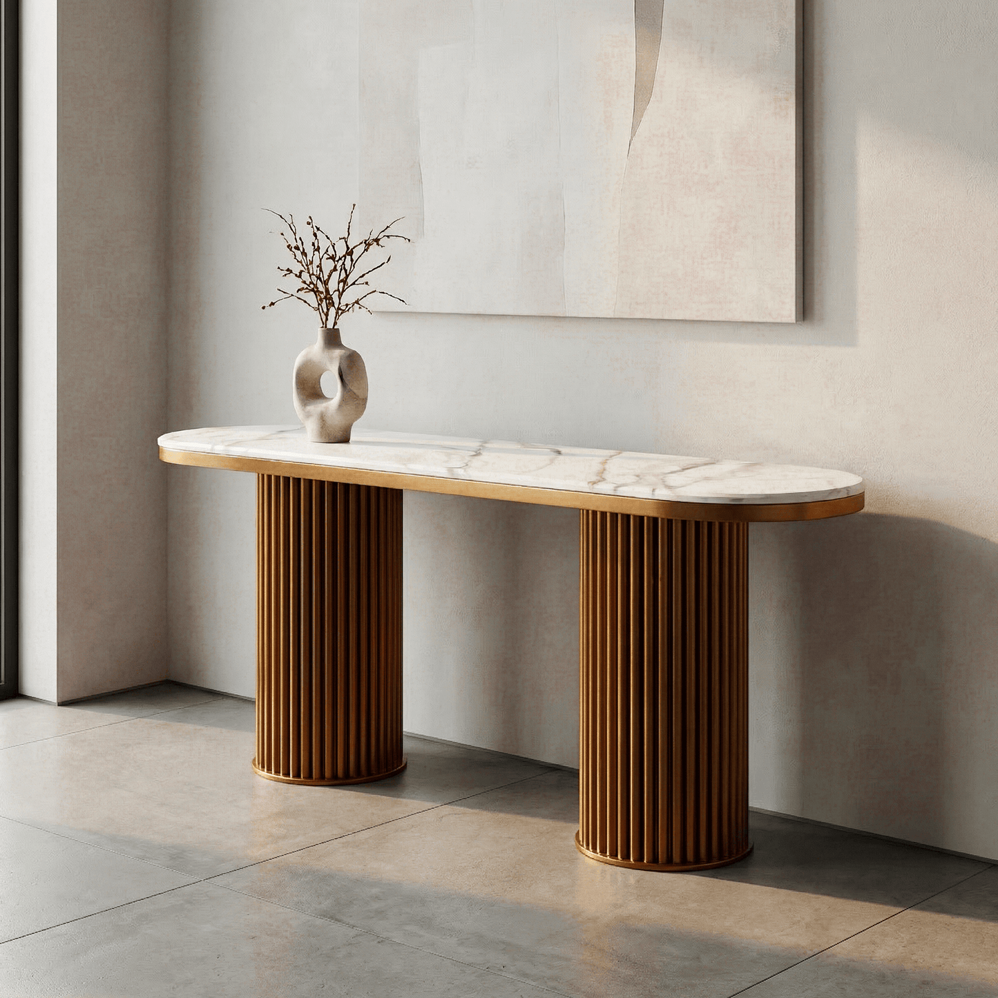 Furniture  -  Luca Console Table - Bronze  -  60485564