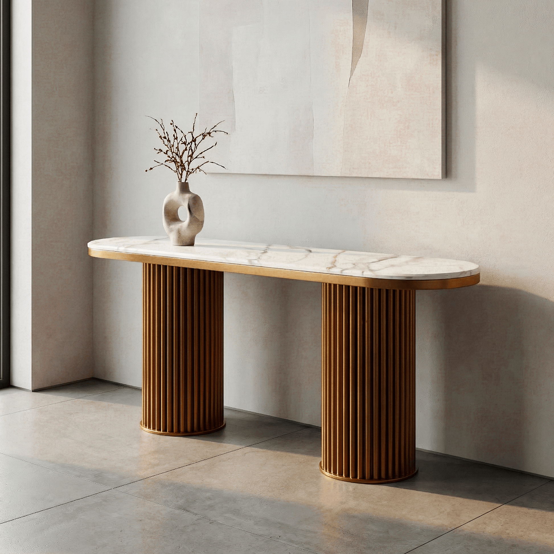 Furniture  -  Luca Console Table - Bronze  -  60485564