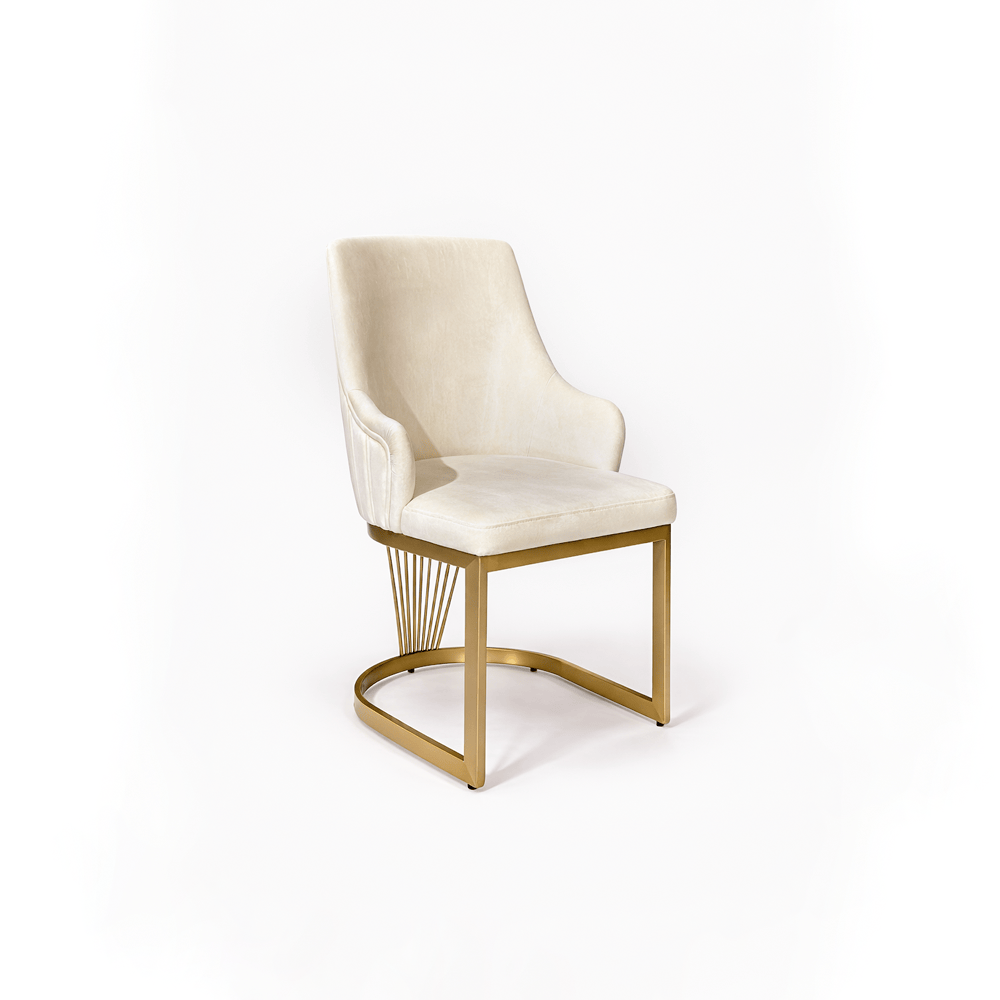 Furniture  -  Luca Dining Chair - Gold  -  60485565