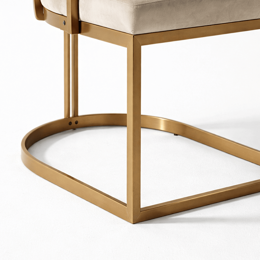 Furniture  -  Poppy Dining Table & Darcy Dining Chairs - Bronze  - 