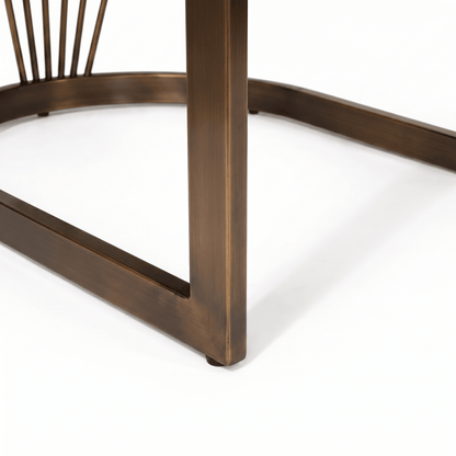 Furniture  -  Luca 2.4m Dining Table & 8 Chairs - Bronze  -  60485572