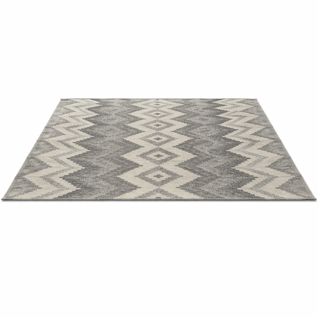 Gardening  -  Smart Zigzag Rug - Slate 180x240cm  -  60485604