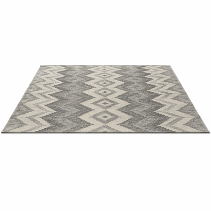 Gardening  -  Smart Zigzag Rug - Slate 180x240cm  -  60485604