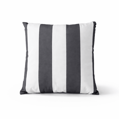 Gardening  -  Zhyttco Grey Stripe Outdoor Cushion 45x45cm  -  60485625