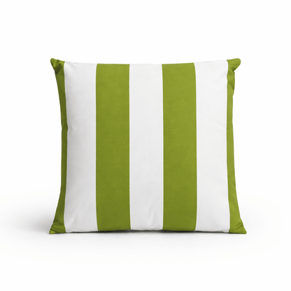 Gardening  -  Zhyttco Green Stripe Outdoor Cushion - 45x45cm  -  60485626