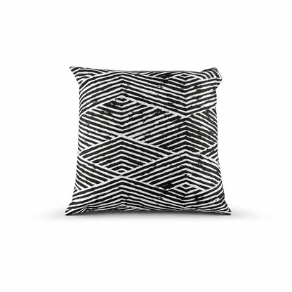 Gardening  -  Zhyttco B&W Geo Outdoor Cushion - 45x45cm  -  60485627