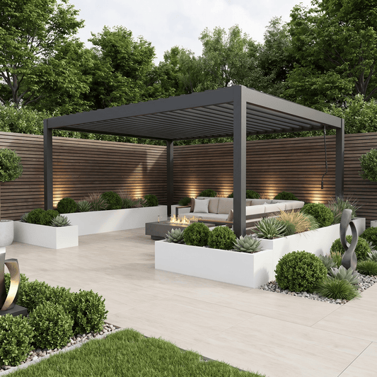 Gardening  -  ZJ Aluminium Pergola - 4x3m  -  60485630