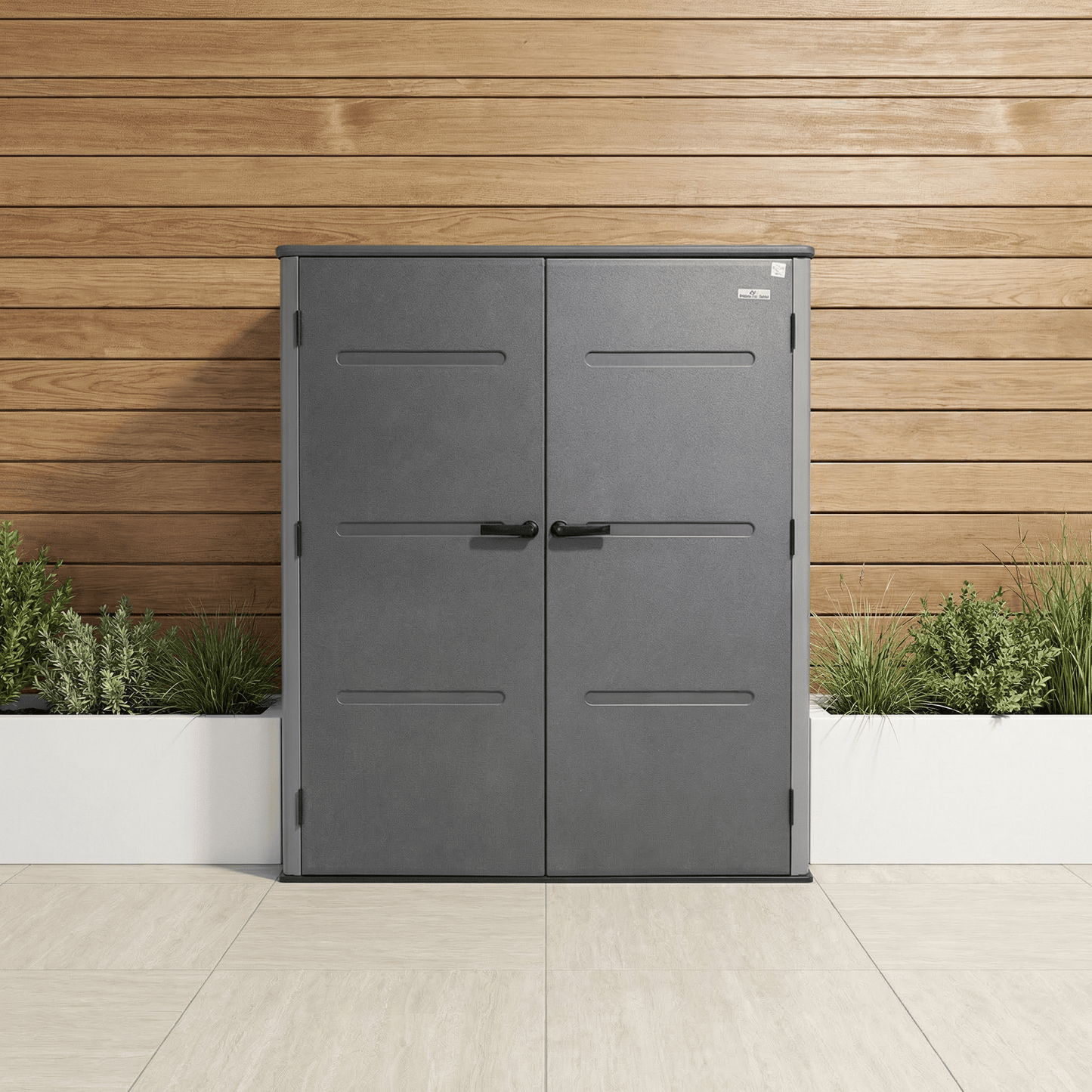 Gardening  -  ZJ HDPE Plastic Cabinet - 143x77x175cm  -  60485631