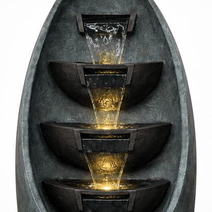 Gardening  -  Hamac Large Oval 5 Tier Bowls  -  60485637