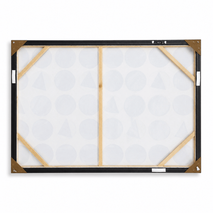 60485673 Silver Circle Design Painting - 120 x 80cm