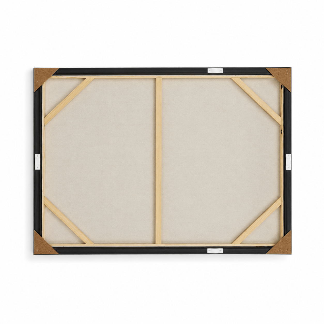 60485675 Brown Block Abstract Painting - 120 x 80cm