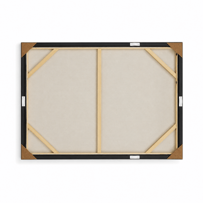60485675 Brown Block Abstract Painting - 120 x 80cm