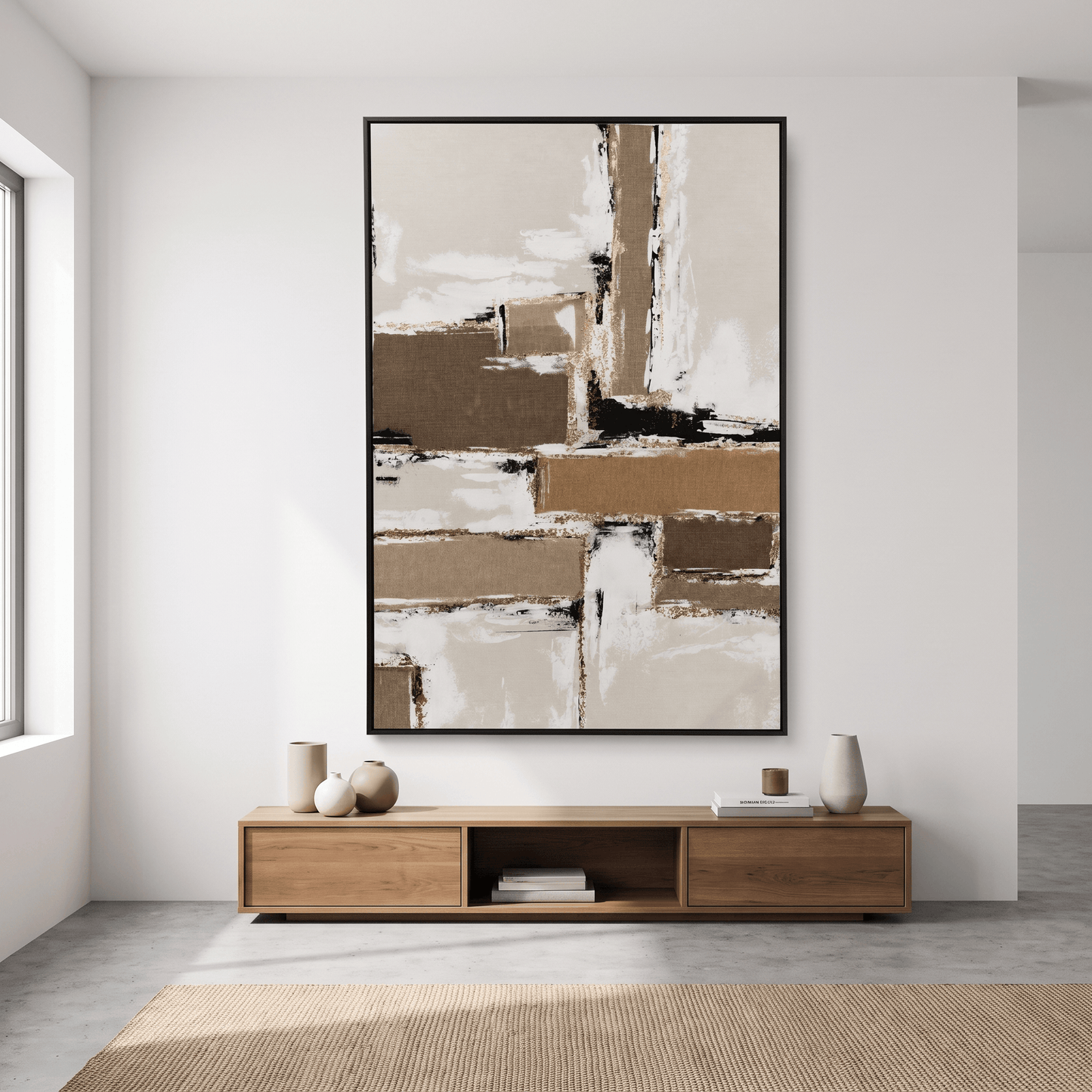 Pictures  -  Yiwu FEOPH2829A Canvas Painting Black Frame - 120 x 80cm  -  60485675