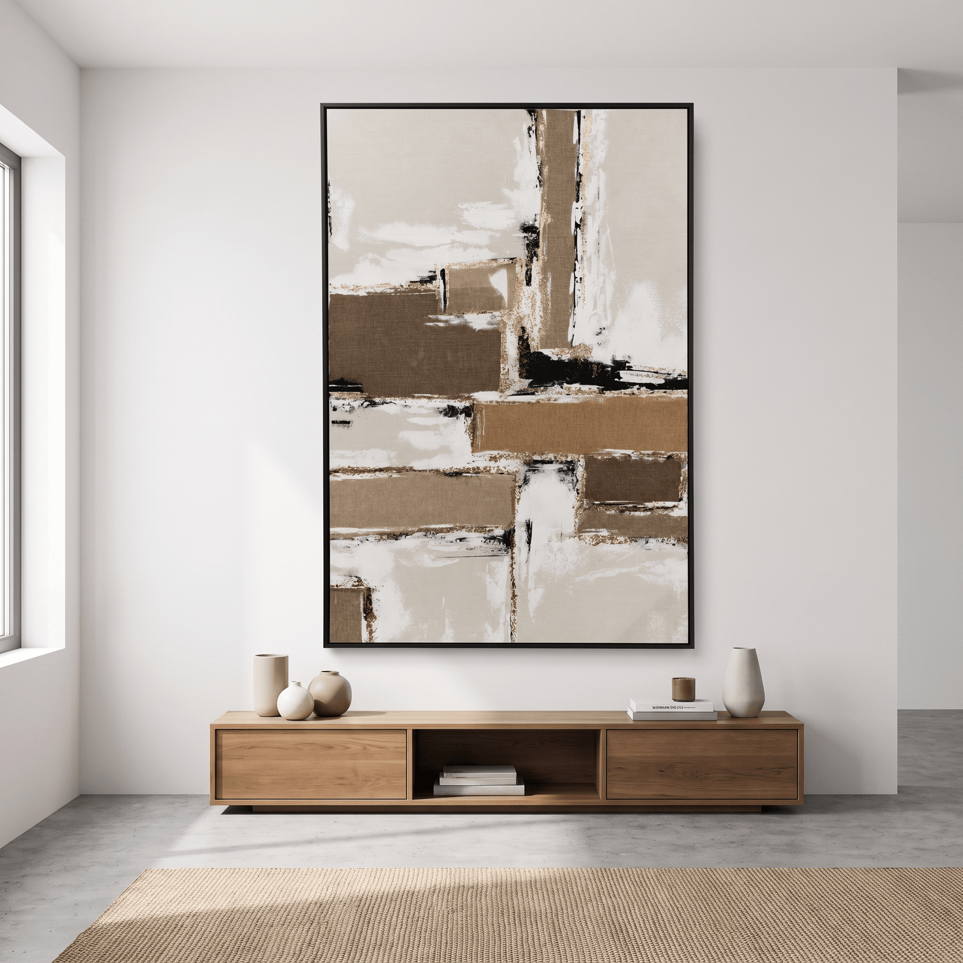 Pictures  -  Yiwu FEOPH2829A Canvas Painting Black Frame - 120 x 80cm  -  60485675