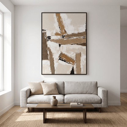 Pictures  -  Yiwu FEOPH2829B Canvas Painting Black Frame - 120 x 80cm  -  60485676