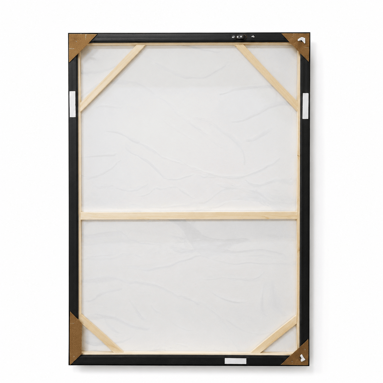 Pictures  -  Yiwu Blue & Gold Detail Painting on Canvas with Black Frame - 120 x 80cm (2)  -  60485679
