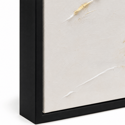 Pictures  -  Yiwu Blue & Gold Detail Painting on Canvas with Black Frame - 120 x 80cm  -  60485680