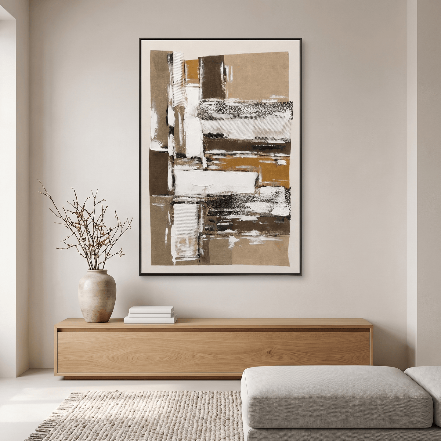 Pictures  -  Yiwu FEOPH2883A Canvas Painting Black Frame - 120 x 80cm  -  60485685