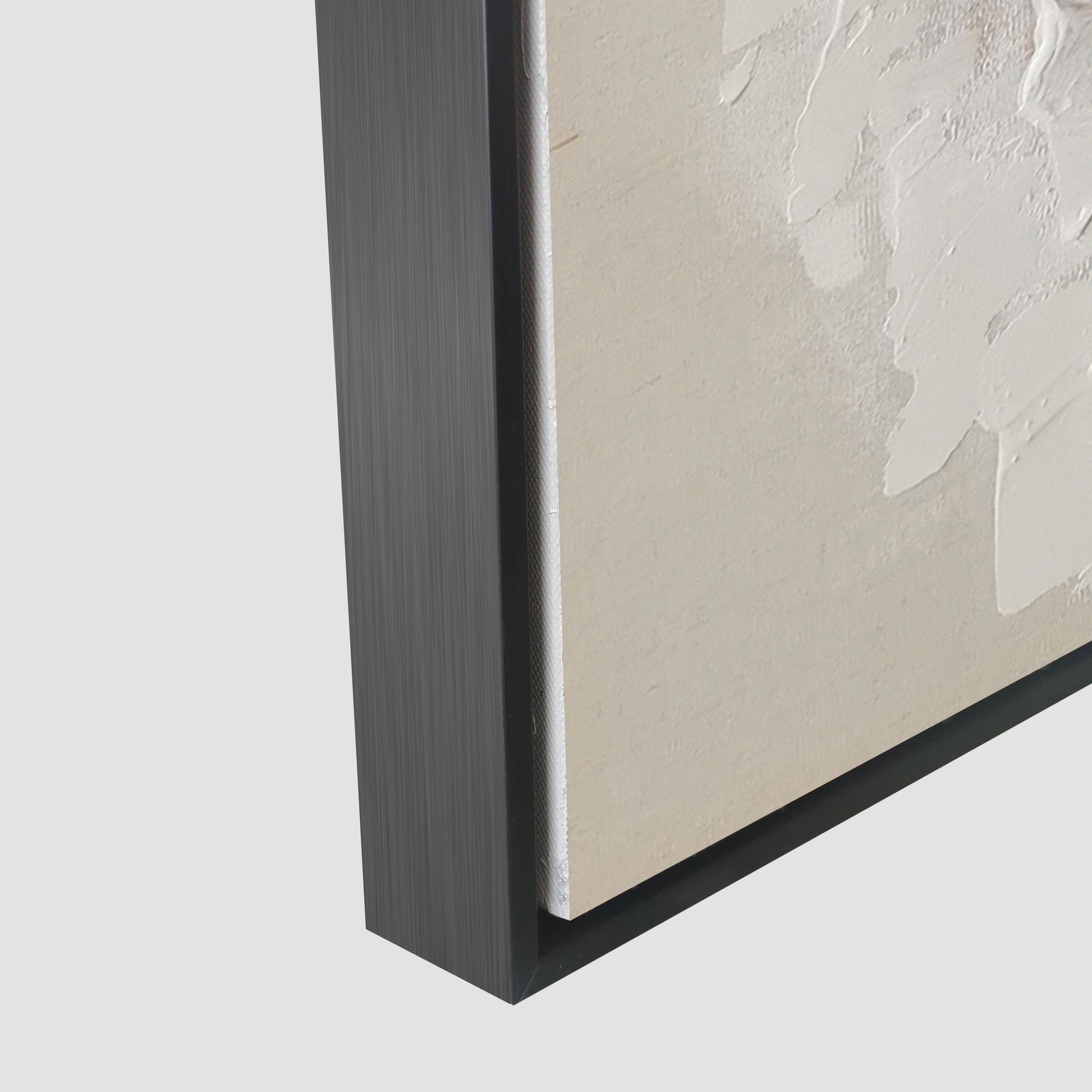 Pictures  -  60485687 Beige & Gold Abstract Painting - 120 x 80cm  -  60485687