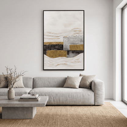 Pictures  -  Yiwu FEOPH2886A Canvas Painting Black Frame - 120 x 80cm  -  60485687