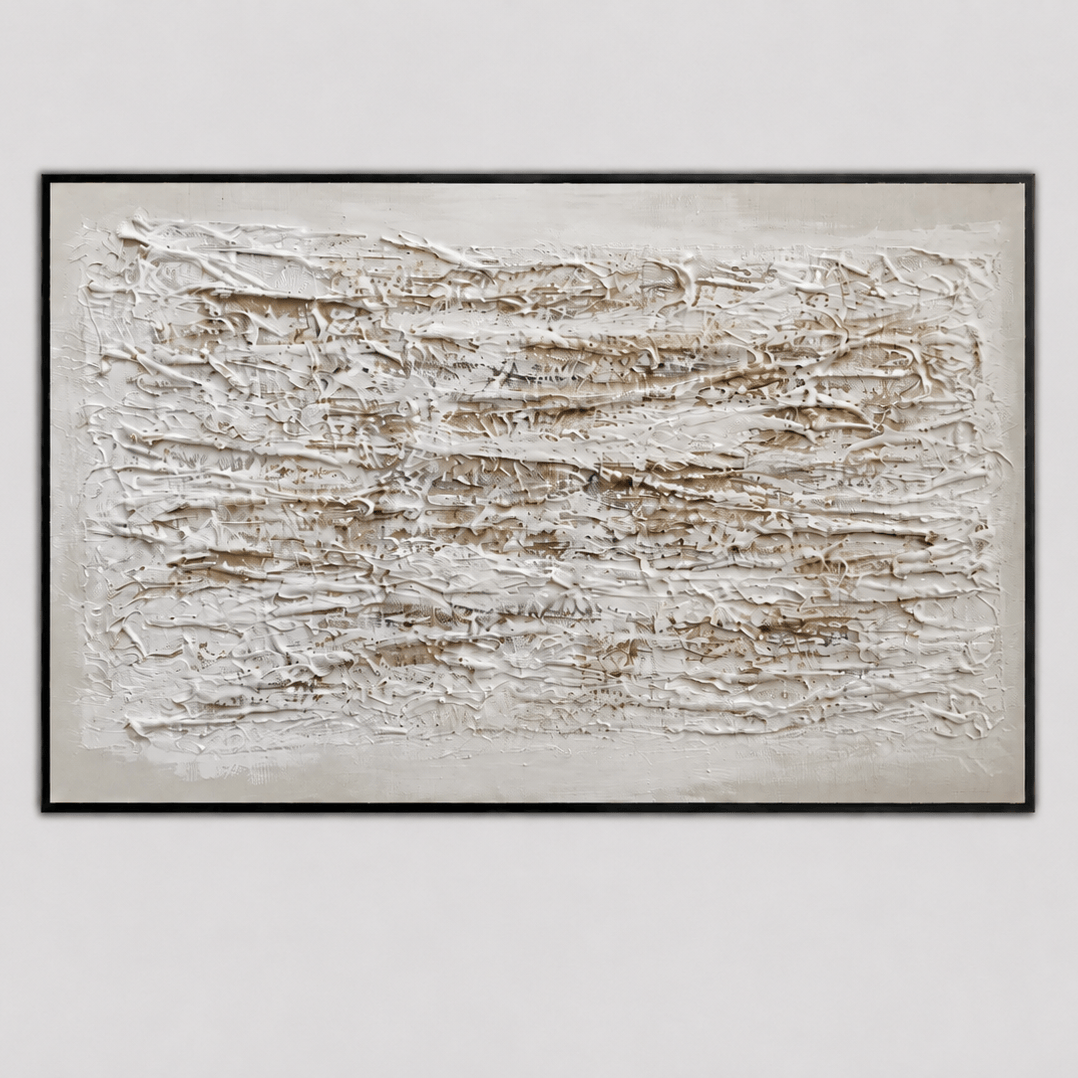 Pictures  -  60485688 Grey & Gold Abstract Painting - 120 x 80cm  -  60485688