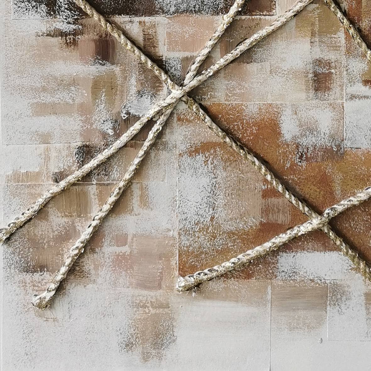 Pictures  -  60485690 Rust Abstract Painting - 120 x 80cm  -  60485690
