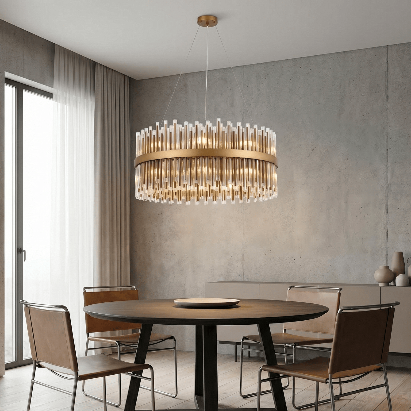 Lights  -  Essen P002-18BR 18 Light Pendant Ceiling Light - Bronze  -  60485705