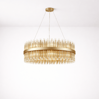 Lights  -  Essen P002-18GO 18 Light Oval Pendant Ceiling Light - Gold  -  60485706