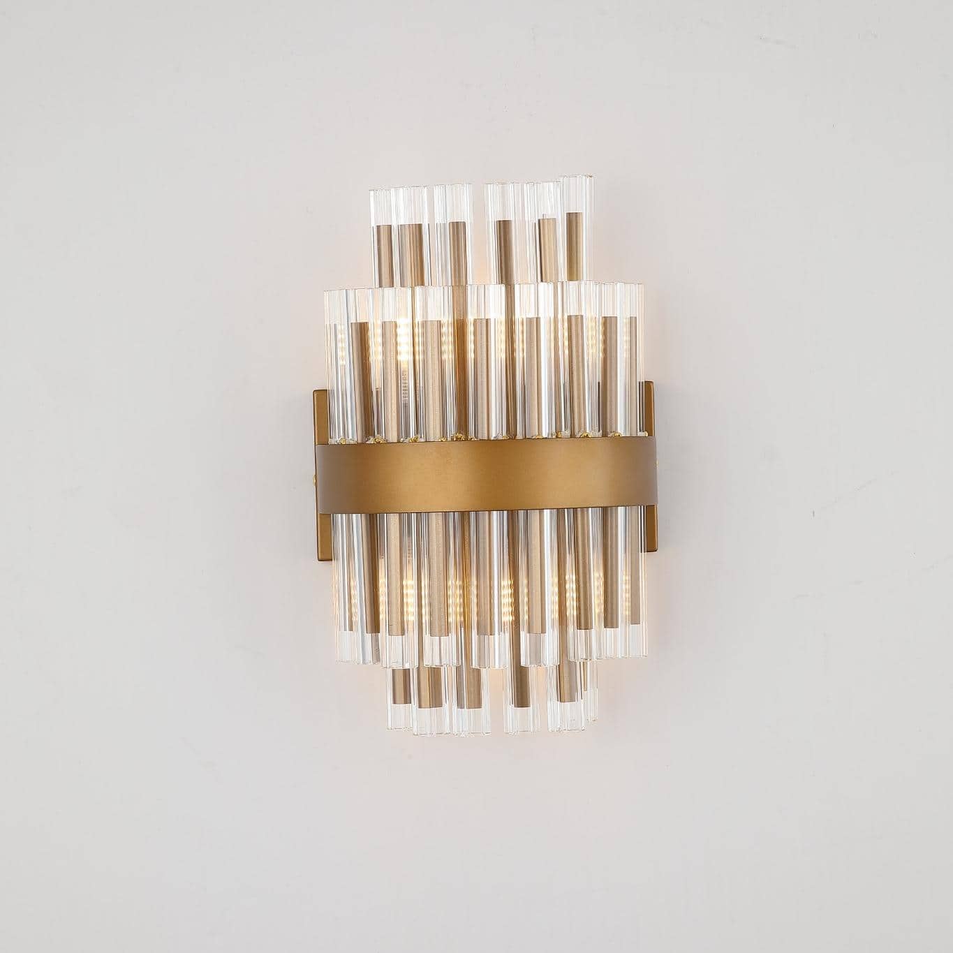 Lights  -  Bremen W002-4BR 4 Light Wall Light - Bronze & Clear Glass  -  60485711