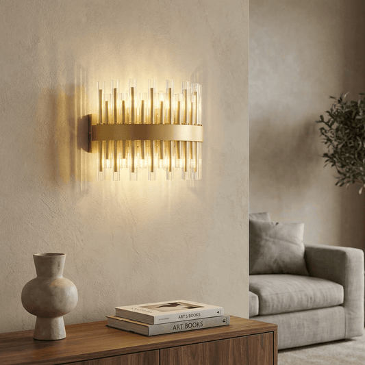 Lights  -  Bremen W003-2GO 2 Light Wall Light - Gold  -  60485714