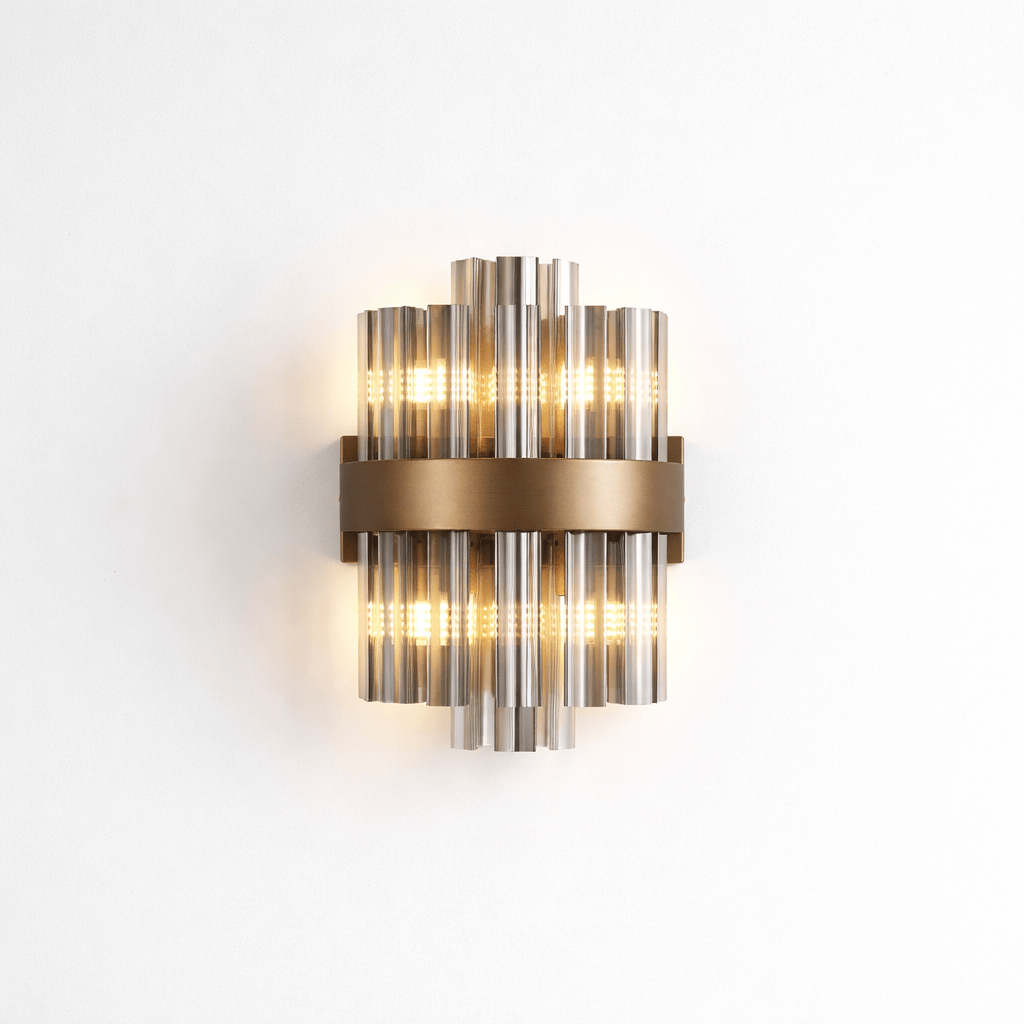 Lights  -  Dresden W004-4BR 4 Light Wall Light - Bronze & Smoked Glass  -  60485726