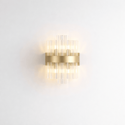 Lights  -  Dresden W004-4GO 4 Light Wall Light - Gold & Clear Glass  -  60485727