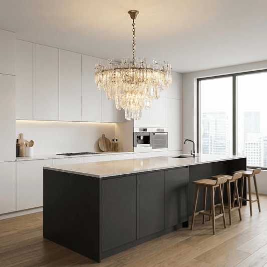 Lights  -  Nuremberg P005-16CL 16 Light Crinkled Pendant Ceiling Light - Bronze  -  60485732