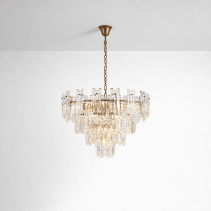 Lights  -  Nuremberg P005-16CL 16 Light Crinkled Pendant Ceiling Light - Bronze  -  60485732