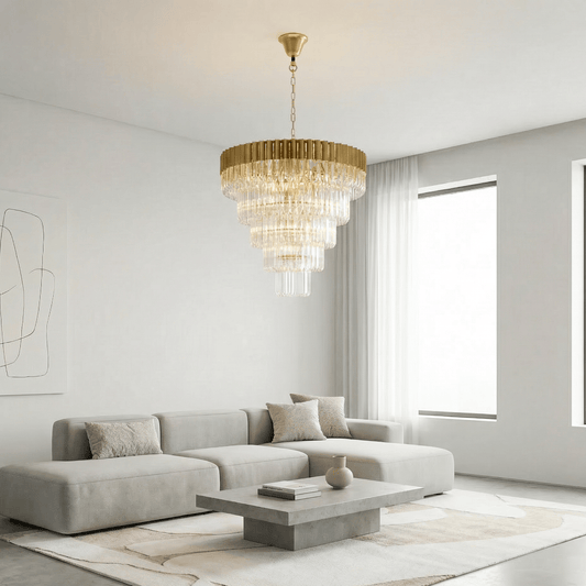 Lights  -  Dusseldorf P006-12G0 12 Light Pendant Ceiling Light - Gold  -  60485742