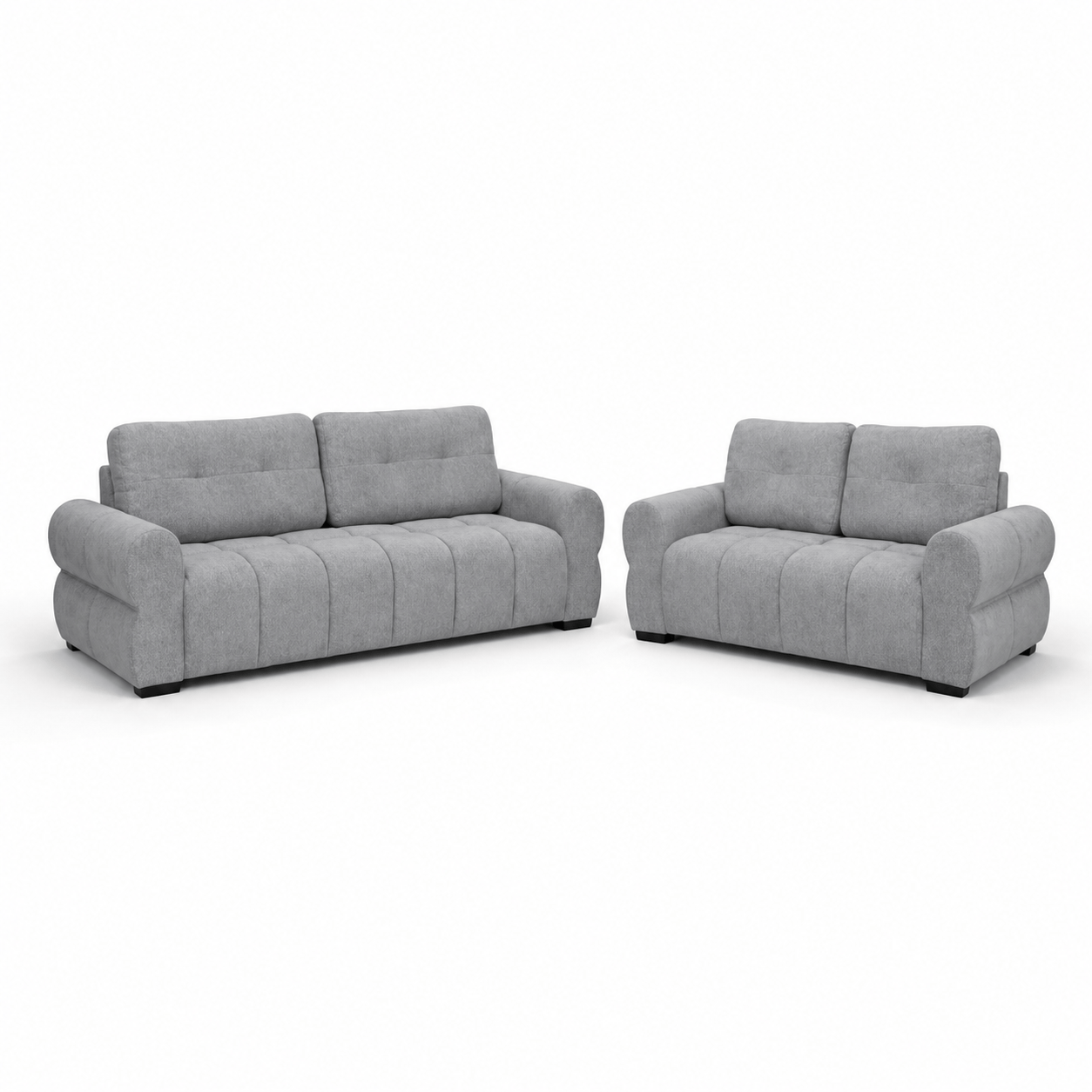 Furniture  -  San Marino 3+2 Seater Sofas - Grey  -  60485837