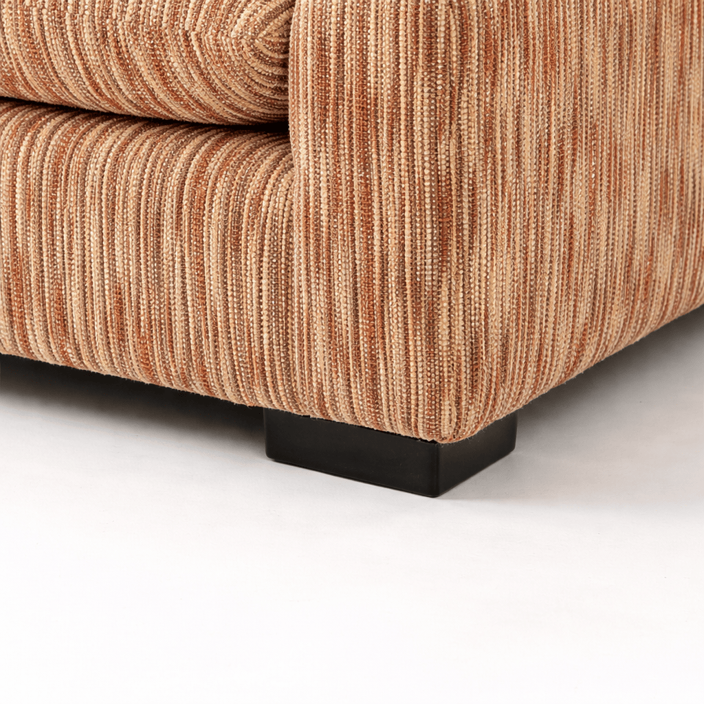 Furniture  -  Quetta 3 Seater Sofa - Rust and Beige  -  60485838