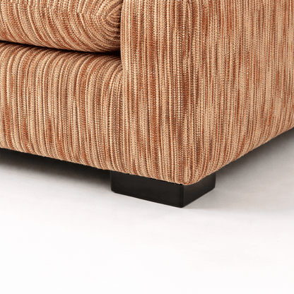 Furniture  -  Quetta 3 Seater Sofa - Rust and Beige  -  60485838