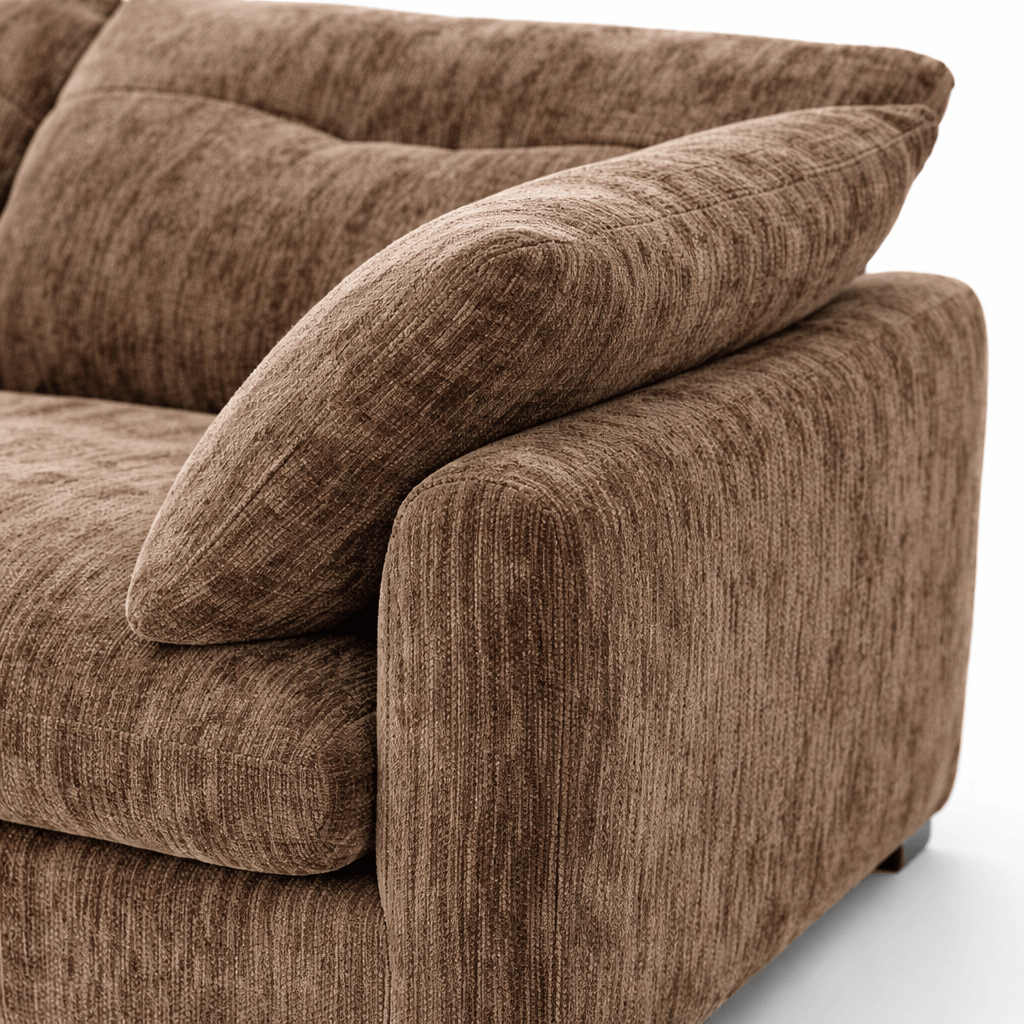 Furniture  -  Quetta 3 Seater Sofa - Brown  -  60485840