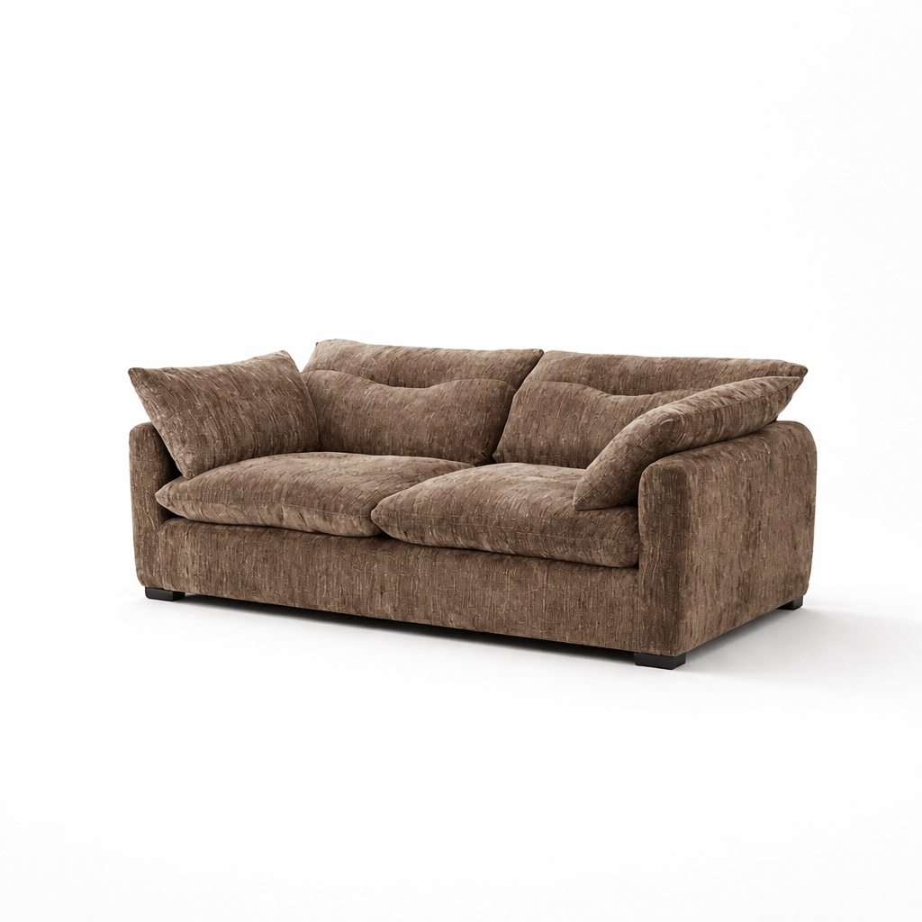 Furniture  -  Quetta 3 Seater Sofa - Brown  -  60485840