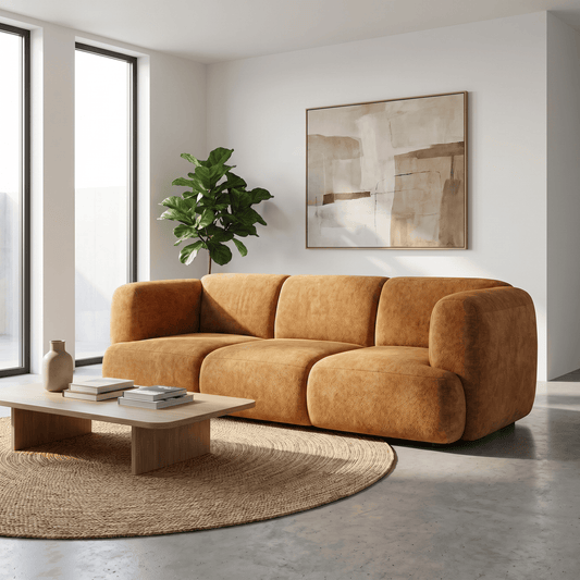 Furniture  -  Portofino 3 Seater Sofa - Amber  -  60485879