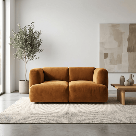 Furniture  -  Portofino 2 Seater Sofa - Amber  -  60485880